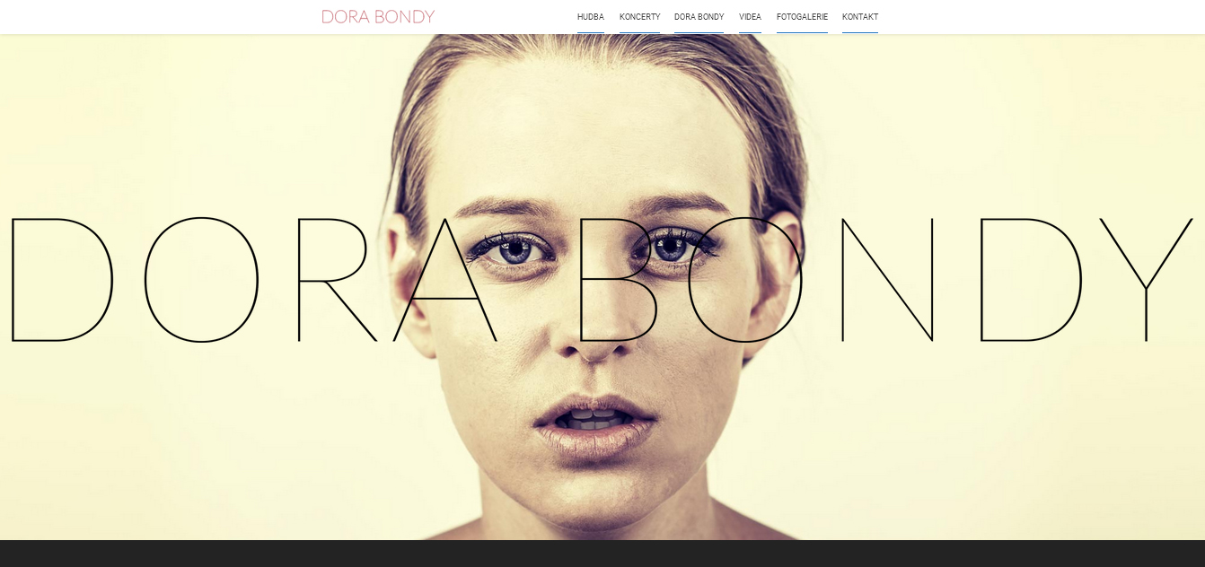 screenshot_website Dora Bondy